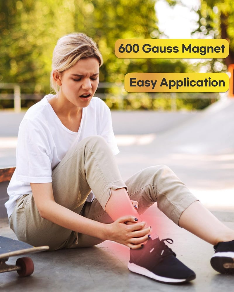 Arche Hanil ACU-Magnetic Feet Patches Healing Tip Magnet Acupuncture 600 Gauss Magnets Pre-Attached to Plasters (10 Sheets) for Foot Sole Heel Area - Image 4